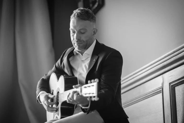Ritchie Remo Playing the Guitar