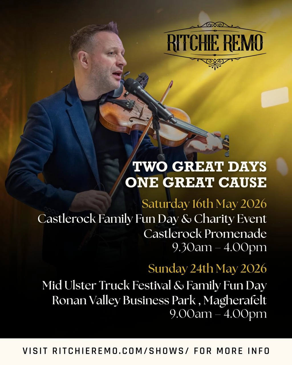 Two greats , one cause - Ritchie Remo